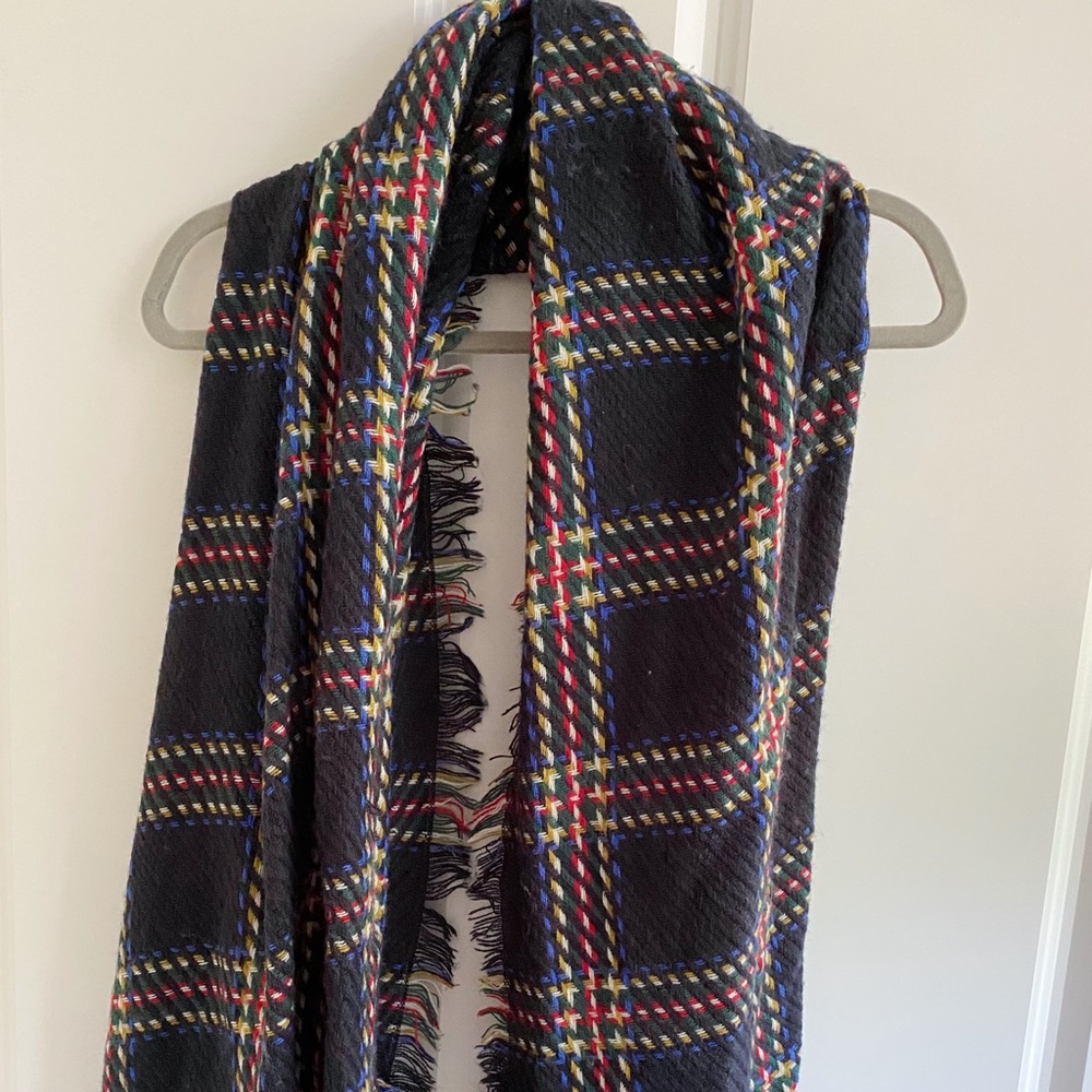 Plaid Blanket Scarf